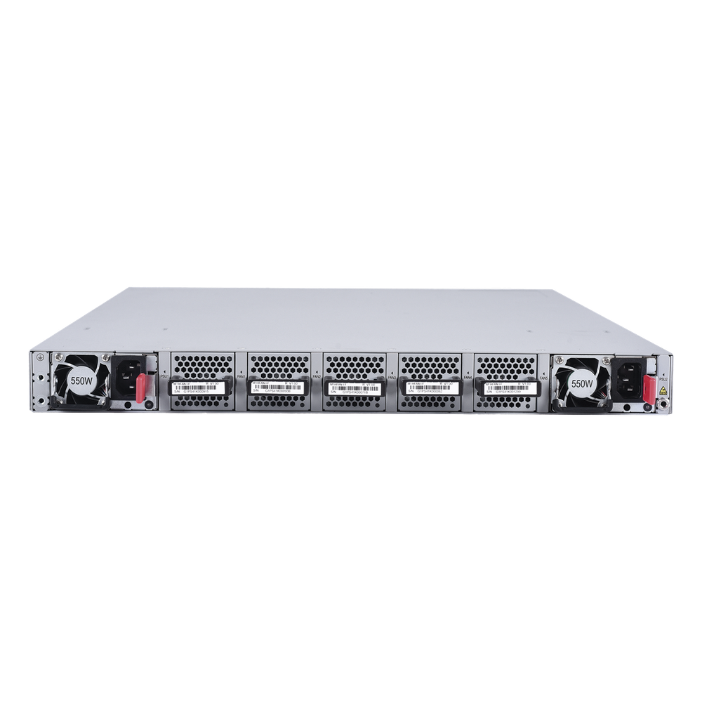 Switch Data Center 100GE / 32 Puertos QSFP28 100G / 6.4 Tbps 2030 Mpps / VXLAN EVPN Spine-Leaf L3 / RDMA PFC ECN Lossless Ethernet / BGP OSPF MLAG 1