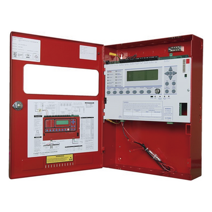 Panel De Detección De Incendio, Direccionable, 1 Lazo SLC, 127 puntos/bases sonoras por lazo, En Ingles, No Dialer, No Tarjeta Red, No Expandible
