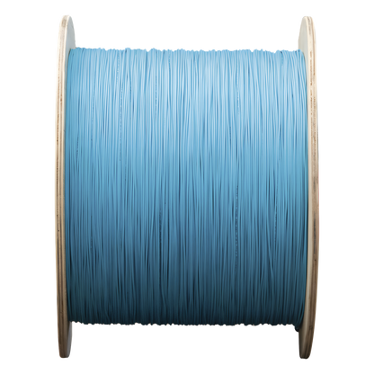 Fibra Óptica Multimodo OM4, 2 mm, Simplex, Tight Buffer, 900 micras, Color Aqua, Precio Por Metro, (Hasta 2000 Metros en un Solo Tramo de Cable)
