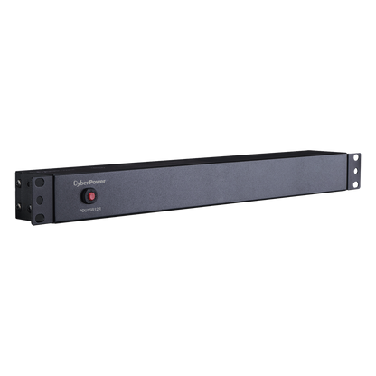 PDU Básico Para Distribución de Energía, Con 12 Tomas NEMA 5-15R Traseras, 1UR, 15 Amp, 120 Vca