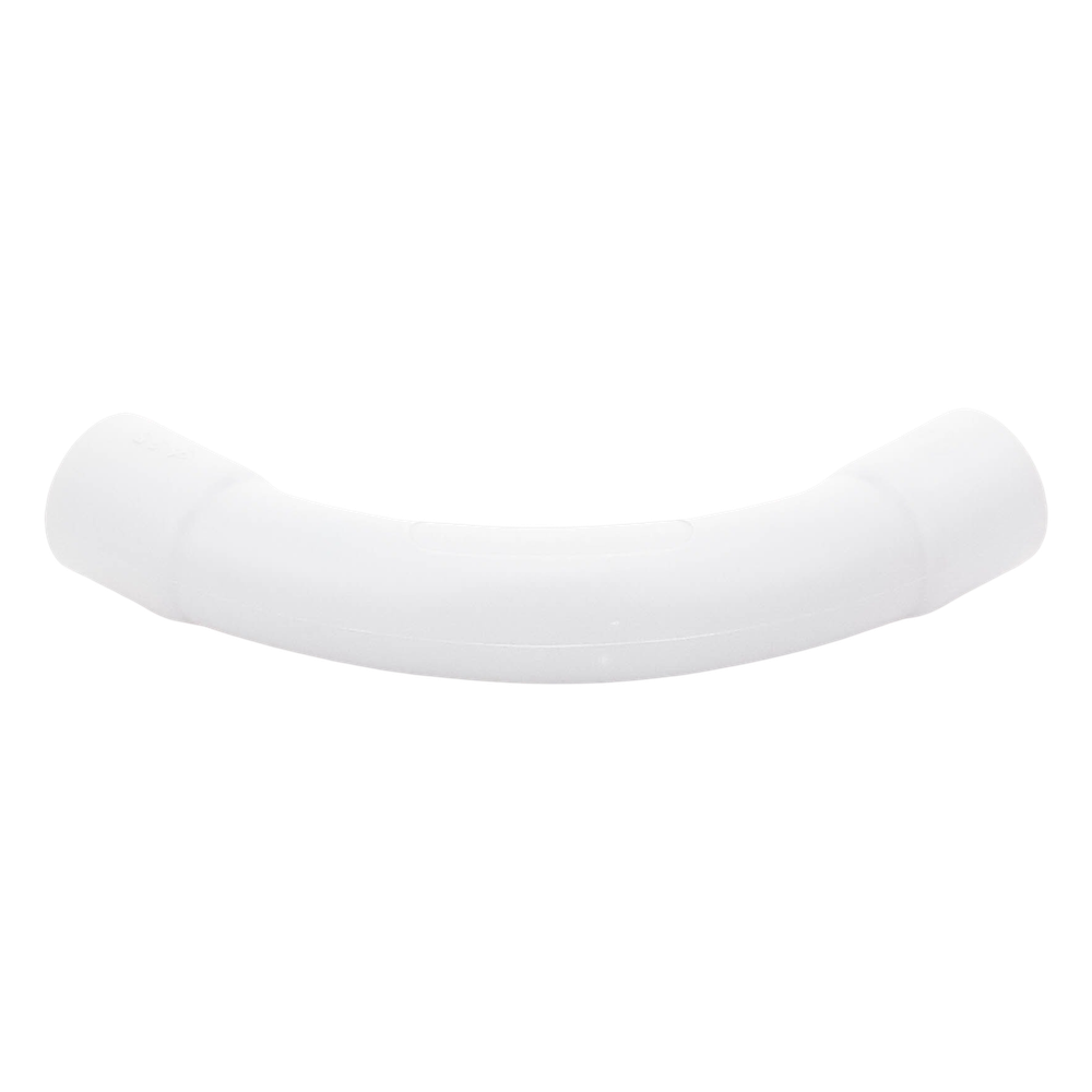 Curva de radio estrecho para tubería rígida, recomendado para cables de datos, PVC Auto-extinguible, de 25 mm