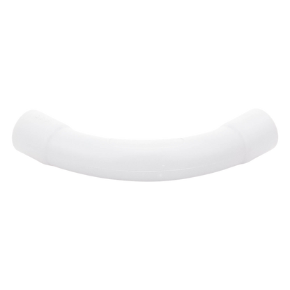 Curva de radio estrecho para tubería rígida, recomendado para cables de datos, PVC Auto-extinguible, de 25 mm