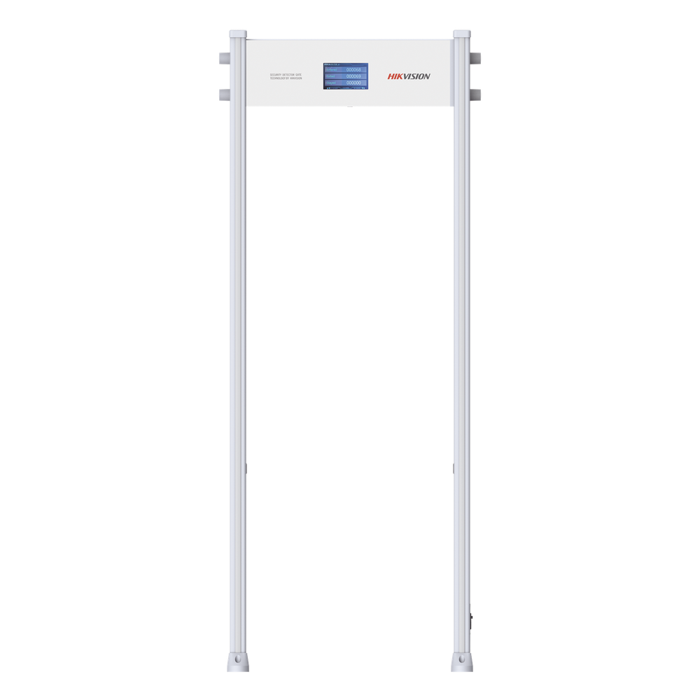 Arco Detector de Metales de 18 Zonas con Pantalla LCD de 7" / Conteo de personas y Alarmas / Ajuste de Sensibilidad e Interferencias / Mejora