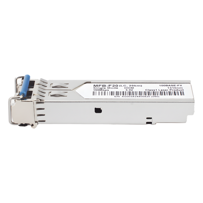 Transceptor mini-Gbic SFP 100Mbps LC 1310nm para fibra Mono Modo 20 Km
