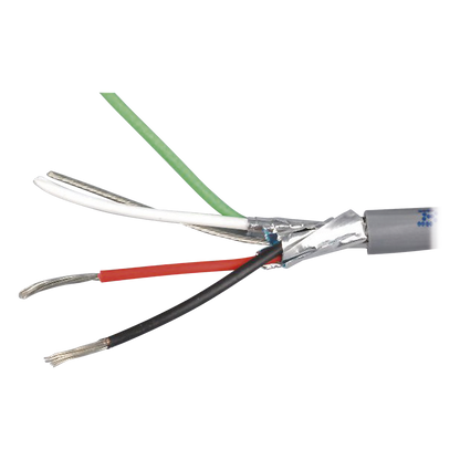 Bobina de 305 m (1000 ft) / Cable para Alarma 4x18 AWG / Blindado / Riser / Gris