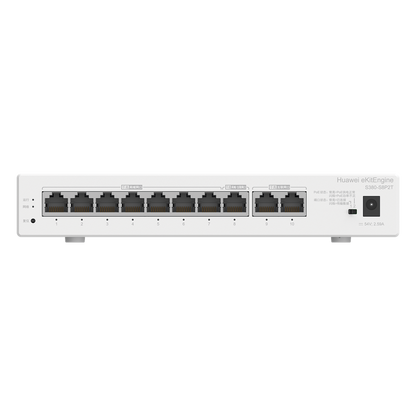 Router eKit / 2 Puertos WAN Gigabit / 1 Puerto LAN/WAN Gigabit / 7 Puertos PoE LAN Gigabit / Presupuesto PoE 124 W / Rendimiento de 2 Gbps