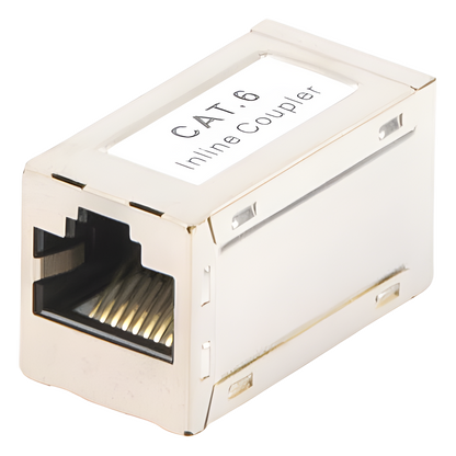 Acoplador Blindado (STP) Cat6 Hembra RJ45 a RJ45 Hembra