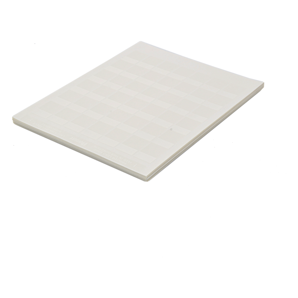Paquete de Hojas con 2500 Etiquetas de Identificación Auto-Laminadas para Impresora Láser/Inyección de Tinta, para Cables de 4.1 a 8.1 mm de Diámetro