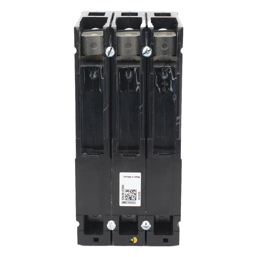 Interruptor Termomagnético ED6 600V 3X125A, Con zapatas principales.