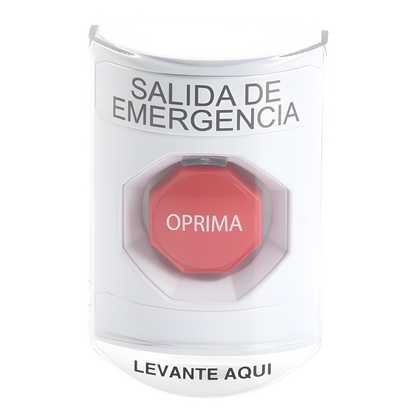 Botón Multipropósito, Texto Salida De Emergencia, Llave para Restablecer, Bocina Integrada De Alarma, Tapa De Policarbonato, 2 Relevadores forma C