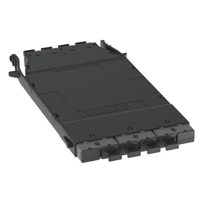 Cassette HD Flex? Para 32 Fibras Multimodo OM4, de 4 MPO(8F) Macho a 4 MPO(8F) Macho, Color Gris