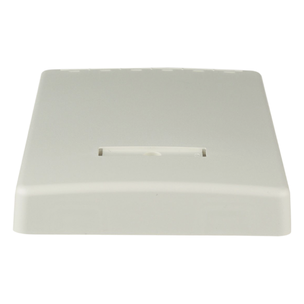 Caja de Montaje en Superficie, con Accesorio para Resguardo de Fibra Óptica, para 6 Módulos Mini-Com, Color Blanco Mate