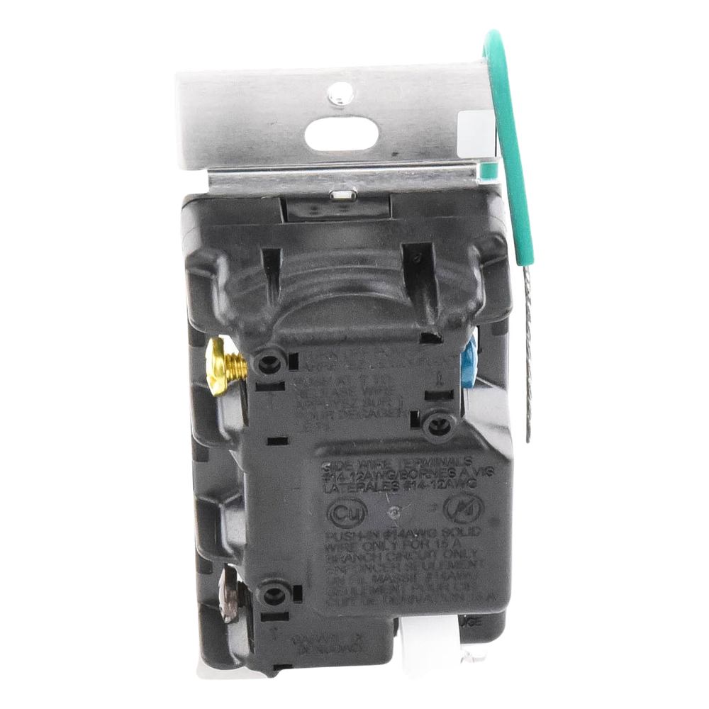 Interruptor de pared on/off para sistema RadioRA 2, doble voltaje 120/277 V, 8 A en iluminación y motores de 1/10 HP (3 A), dos hilos sin cable