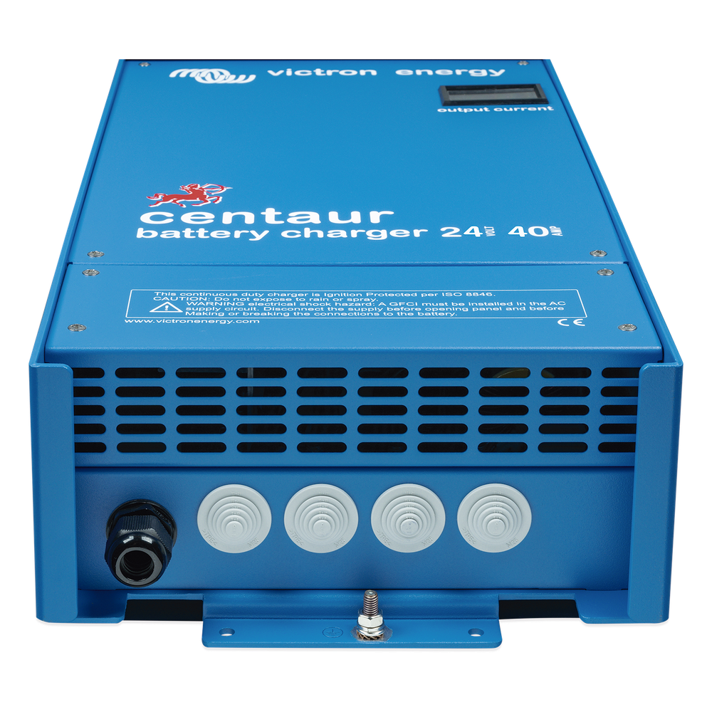 Centaur 24/40 / Cargador de Baterías 24V, 40A / Para Ambientes Marinos y Terrestres. / Bancos de 160 a 400 Ah