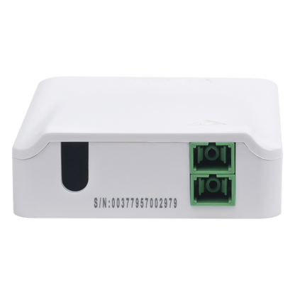 Caja Terminal de Fibra Óptica (Roseta) con 2 Acopladores SC/APC, Blanca