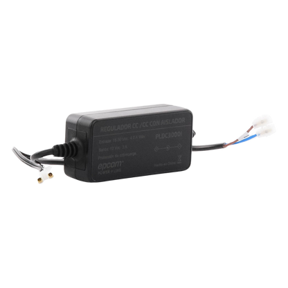 Regulador CC/CC | Entrada 15-30 Vcc | Salida 12 Vcc @ 3 A (36 W) | Protección contra Sobrecorriente y Cortocircuito | Conector tipo blok y Conector
