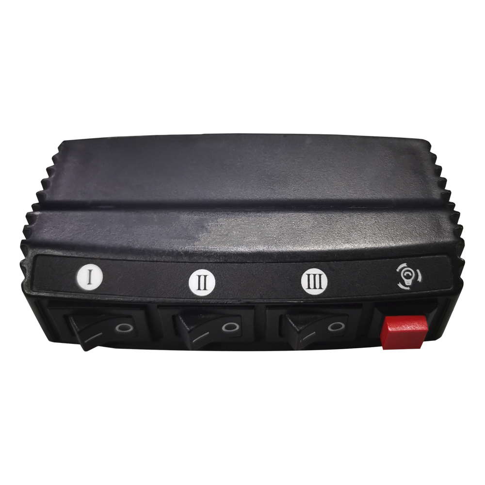 Switch de 4 interruptores para Encendido/Apagado y Control de patrones de destello