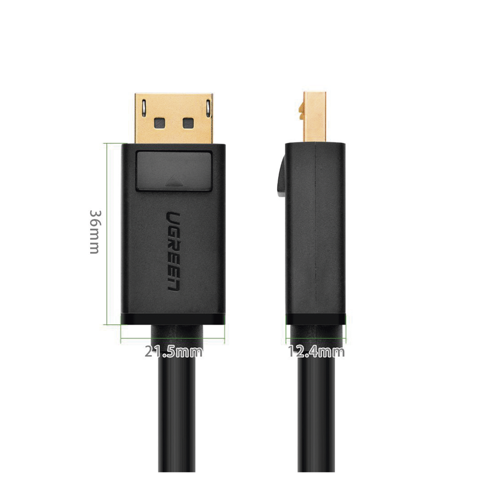 Cable DisplayPort 1.2 Macho a Macho | Longitud 5 Metros (16.40 Pies) | Versión DP1.2 | Soporta 4K@60Hz; 2K@144Hz | Soporta 3D | Color Profundo de 8 y