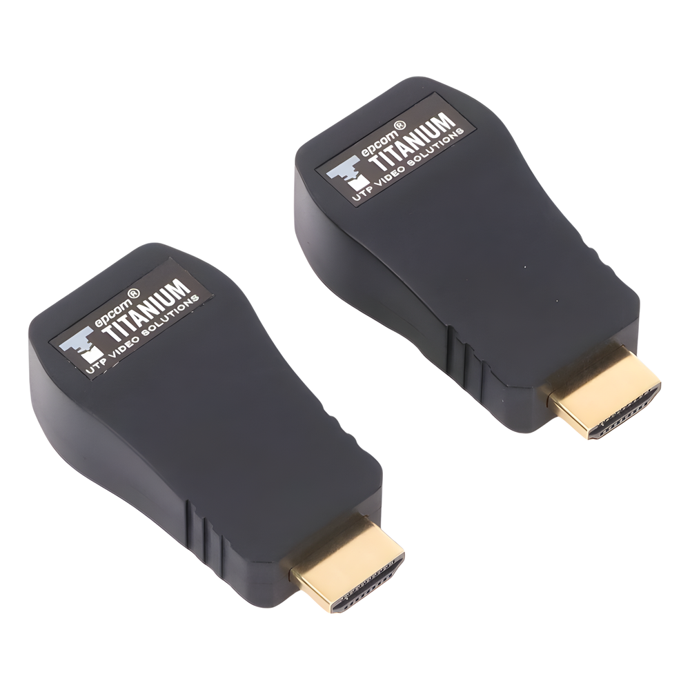 Kit Extensor 25m convertidor Señal HDMI a UTP (Cat5e/Cat 6) / Calidad PREMIUM