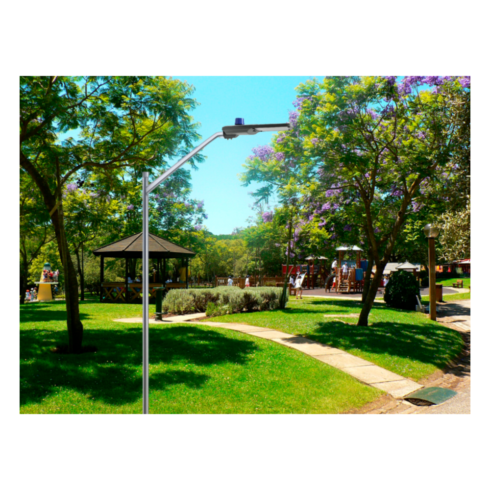 Luminario Urbano con Fotocelda / 100W / Flujo Luminoso 16 000 lm / Ángulo de Luz 105°-135° / IP65 / Montaje en Poste o Brazo / Vida Útil 50 000 h.