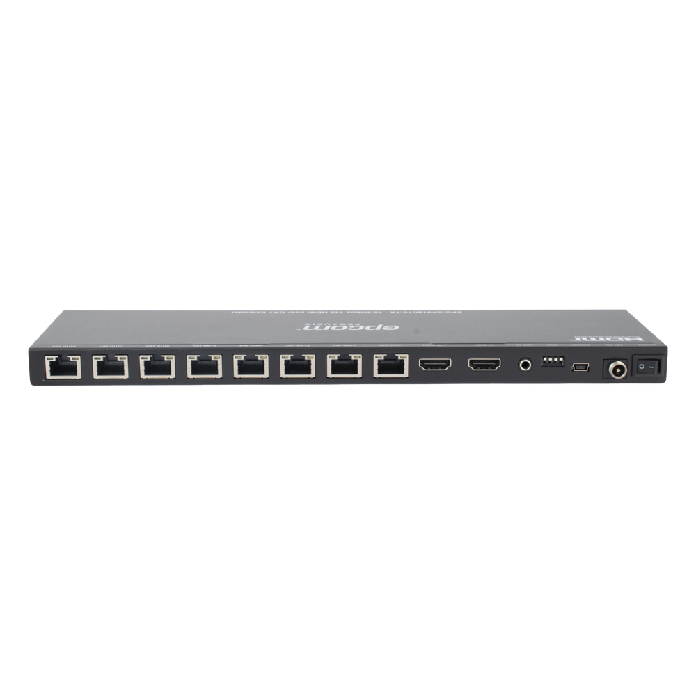 Splitter HDMI 1x8 | Extensor HDMI | 4K@30Hz 40m | 1080p@60Hz 70m | Función PoC | 4:4:4