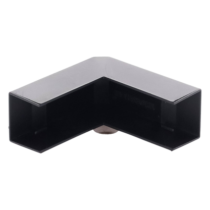 Esquinero Exterior Color Negro de PVC Auto Axtinguible, Para Canaleta TMK-1720-N-CC (5210-02003)