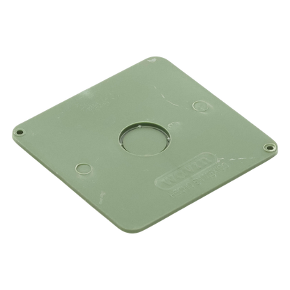 Tapa para Caja Cuadrada de 1/2" para instalaciones con tubería PVC Conduit pesado.