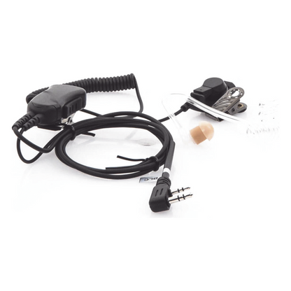 Micrófono de solapa con audífono discreto p/ kenwood serie g/ 3230/ 2102G/ 2202L/ 2212L/ 2170/ 2360/ 2302/ 2312/ 2000/ 2402/ NX220/ NX240/ TKD240