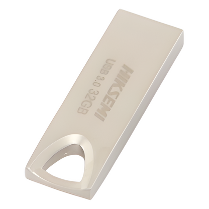 Memoria USB M200 de 32 GB / USB 3.0 / Cuerpo Metálico / Lectura 80 MB/s / Compatible con Windows, macOS, Linux y Android