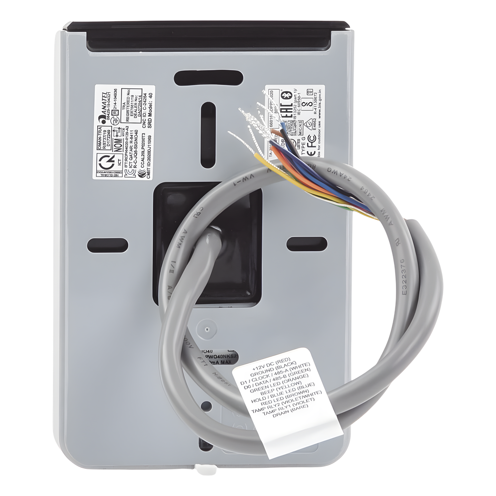 Lector R40 SIGNO Estandar Multitecnologia/ 40NKS-00-000000/ Garantia de Por Vida/ Pigtail/Wiegand & OSDP