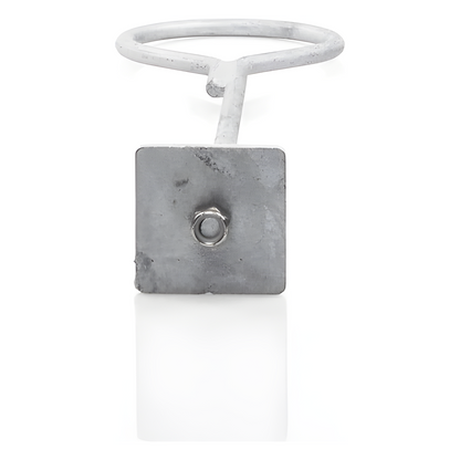Ancla de Losa o Pared de 63-65 cm. de 13 cm diámetro de argolla Galvanizado por Inmersión.