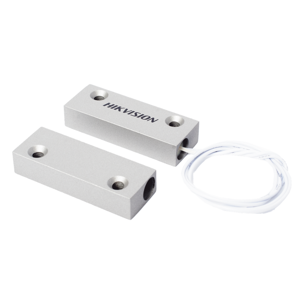 Contacto Magnético Metálico Cableado / Puertas y Ventanas / Gap 3.5 cm / Normalmente Cerrado / Hikvision
