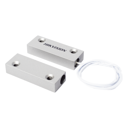 Contacto Magnético Metálico Cableado / Puertas y Ventanas / Gap 3.5 cm / Normalmente Cerrado / Hikvision