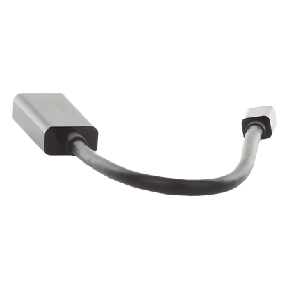 Convertidor Mini Display Port a HDMI / 4K@30Hz / Thunderbolt / Blindaje Interno Múltiple / Carcasa ABS / Longitud de 25 cm (9.84 pulgadas)