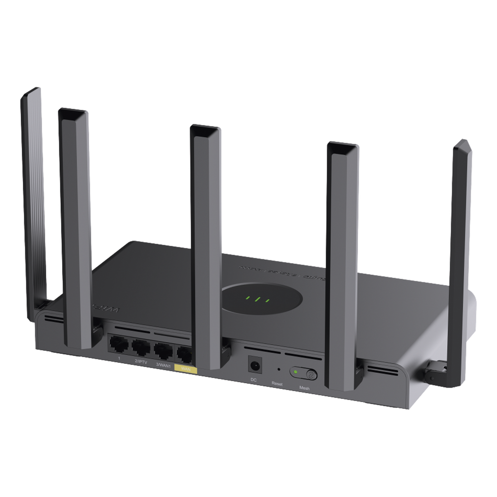 Home Router inalámbrico MESH , Diseñado para GAMING con doble puerto WAN Gigabit para Sumar Ancho de banda, 3 puertos LAN Gigabit., WI-FI 6 2x2 doble