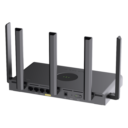 Home Router inalámbrico MESH , Diseñado para GAMING con doble puerto WAN Gigabit para Sumar Ancho de banda, 3 puertos LAN Gigabit., WI-FI 6 2x2 doble