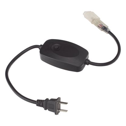 Adaptador de corriente con control de funciones manual, para manguerea Neón LED RGB JUML-5050-03.