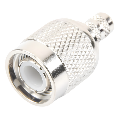 Conector TNC Macho de Anillo Plegable para Cables LMR-240, RG-8/X, 9258, Niquel/Oro/Delrin