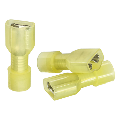 Terminal hembra aislada completa / para cables 12-10 AWG / Para baterías con terminal F1 / Paquete de 25 piezas