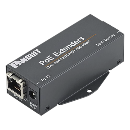 Receptor PoE/PoE+ Para Uso con Transmisor POEXTX1, Hasta 610 Metros (2000 ft) con Cable Cat5e o Cat6, 10/100Mbps