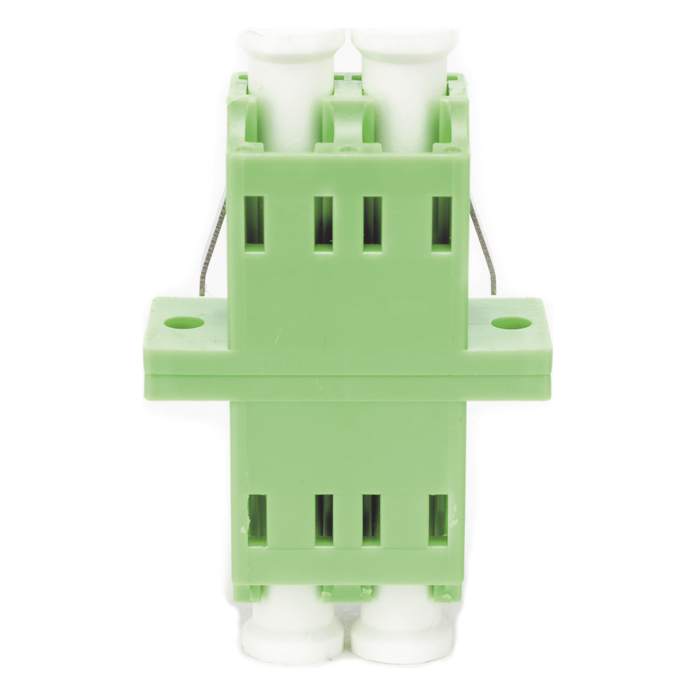 Módulo Acoplador de Fibra Óptica Duplex LC/APC a LC/APC Compatible con Fibra Monomodo