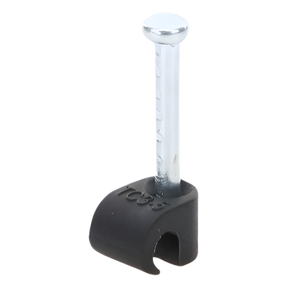 Grapa negra para Fibra óptica redonda de 3 mm (100pzs) (3101-00400)