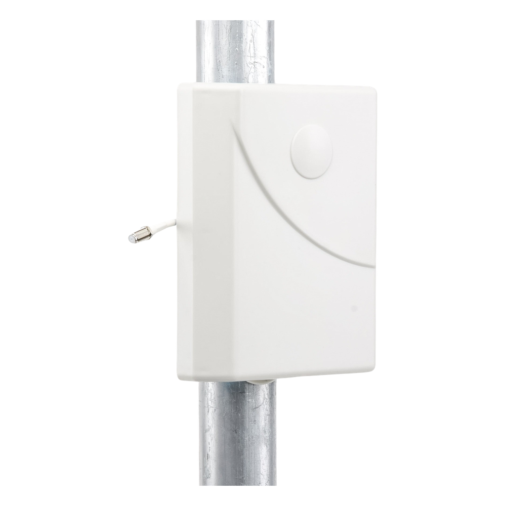 Antena Tipo Panel de Montaje en Pared, Multibanda 700-960 MHZ/ 1710-2170 MHz, 75 Ohm, conector F hembra