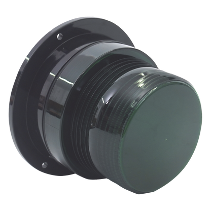 Burbuja Brillante de Larga Vida Útil, con 8 LEDs Color Verde, Domo Verde, 12Vcd