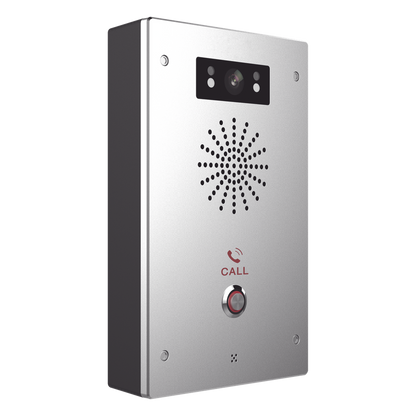 Video Intercomunicador IP / 2 Líneas SIP / Cámara 2MP 1080p / 2 Relevadores / ONVIF / IP65 e IK10 / PoE 802.3af / Audio HD / Visión Nocturna IR