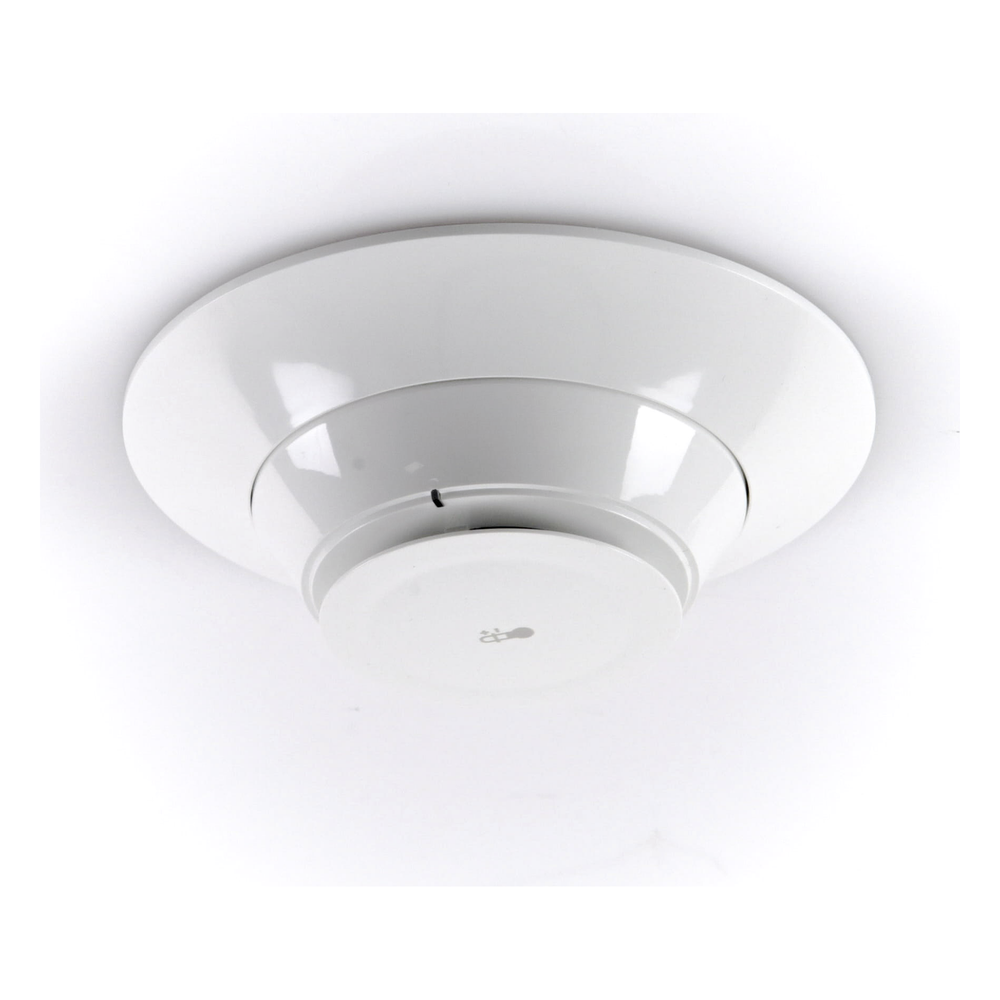 Sensor térmico direccionable de tasa de aumento con respaldo fijo a 57°C, color blanco, protocolo LiteSpeed