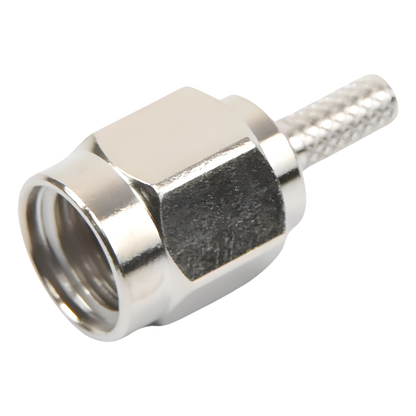Conector SMA Macho de anillo plegable para cable RG-174/U, BELDEN 8216