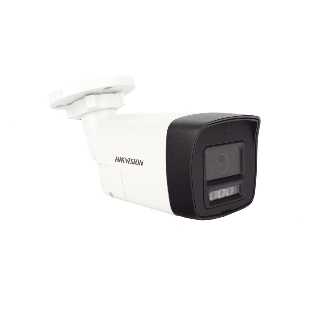 [Audio Bidireccional + Dual Light + ColorVu] Bala TURBOHD 3K (5 Megapixel) / Lente 2.8 mm Angulo de vision 112° / 30 mts IR EXIR + 20 mts Luz Blanca