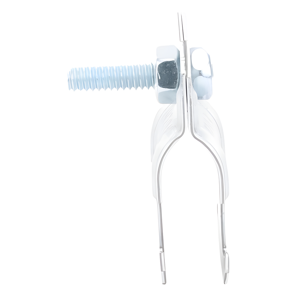 Abrazadera Unicanal para Conduit Pared Gruesa y PVC de 1/2" (13 mm).