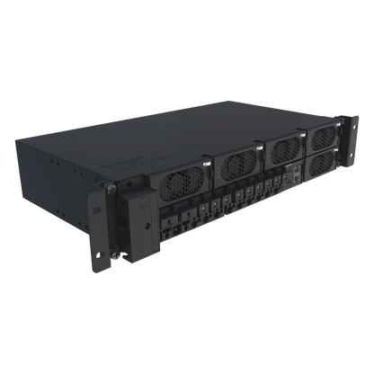 Rectificador Redundante 2000W, 220/380 VAC a -48 VDC, 200A, 2U, con Módulo de Monitoreo SMU11C